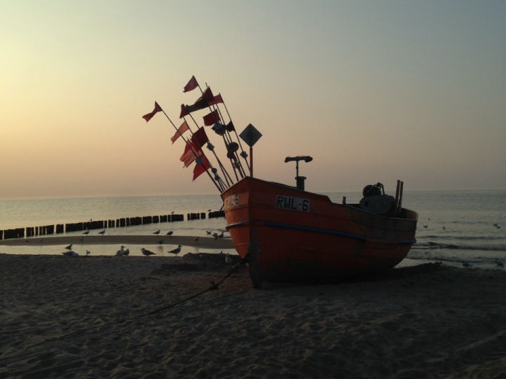 Strand in Rewal, Polen – nur 10 Gehminuten vom Ferienhaus entfernt