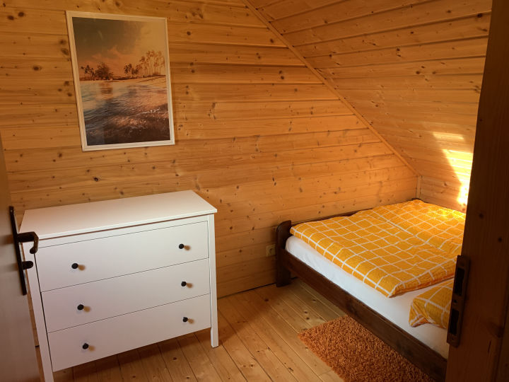 SChlafzimmer mit Heizung