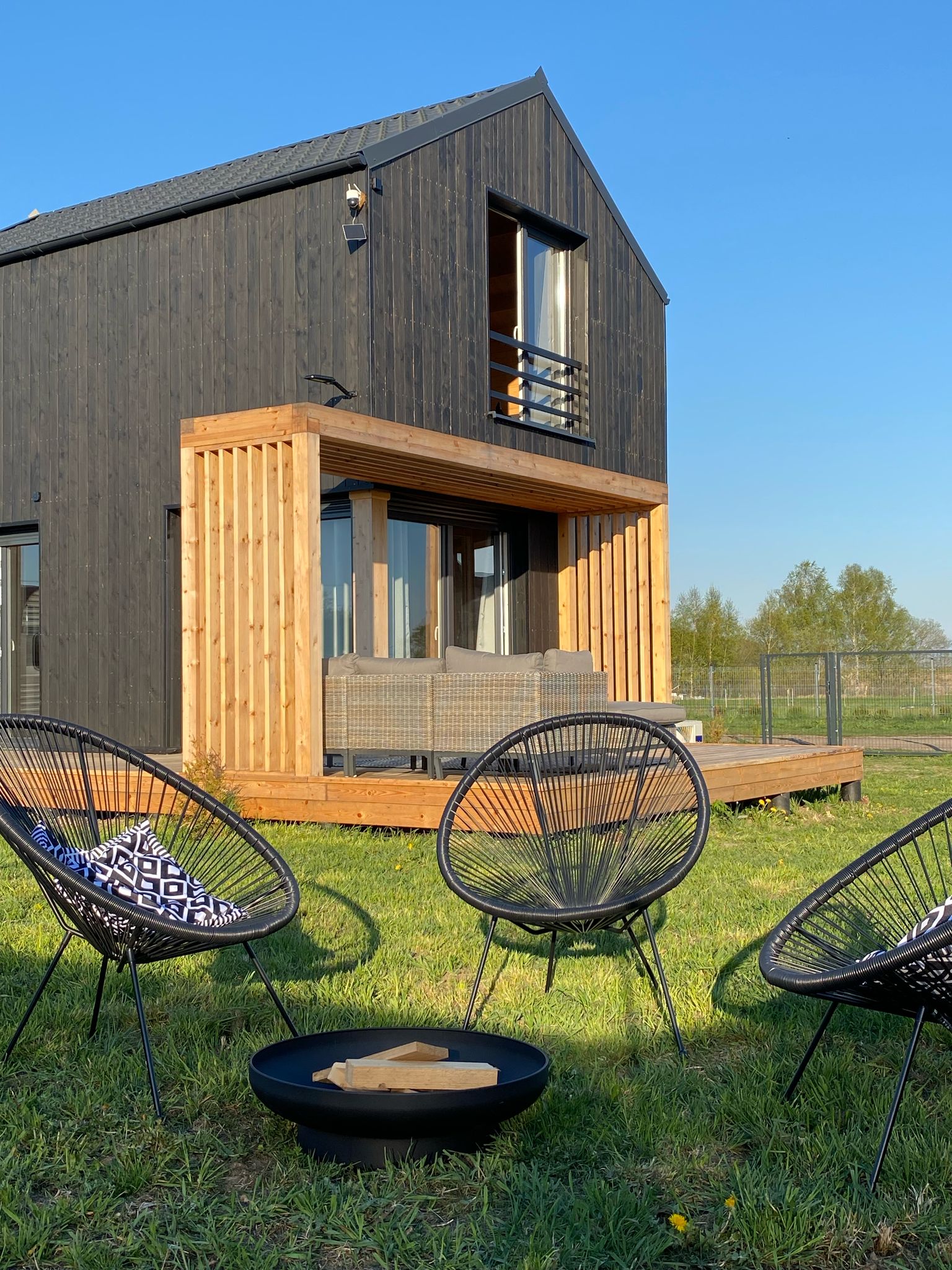 Ferienhaus Rewalia Feuerstelle Grill und Party Strand