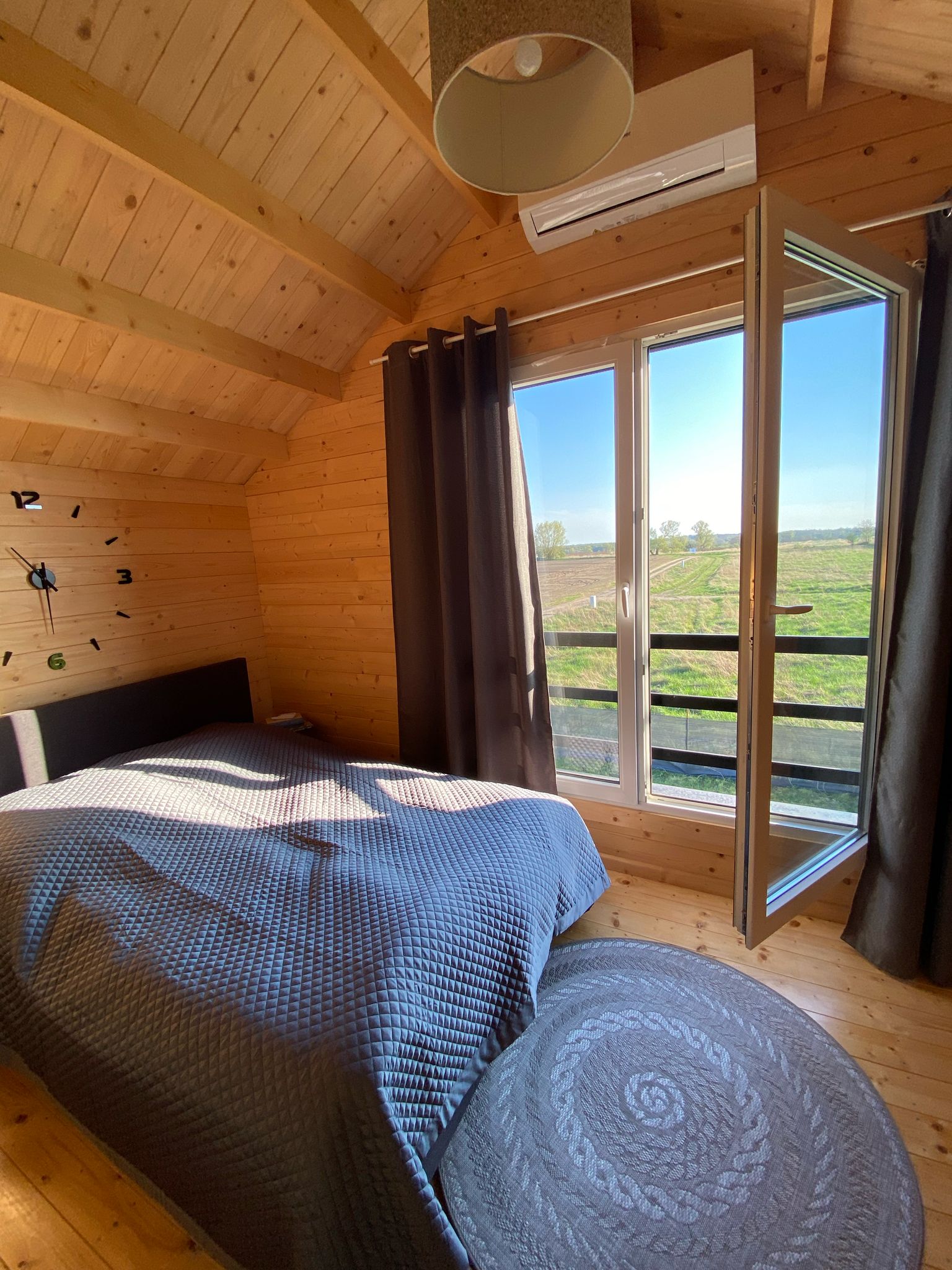Schlafzimmer mit Aussicht Ferienhaus Rewal